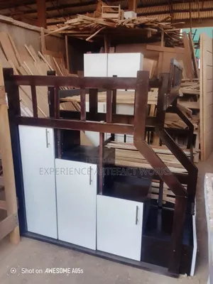 Multi Functions Bunk Bed With Cabinets and Three Drawers