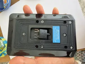 Ring Video Doorbell Plus With Removable Battery and Solar Charger.