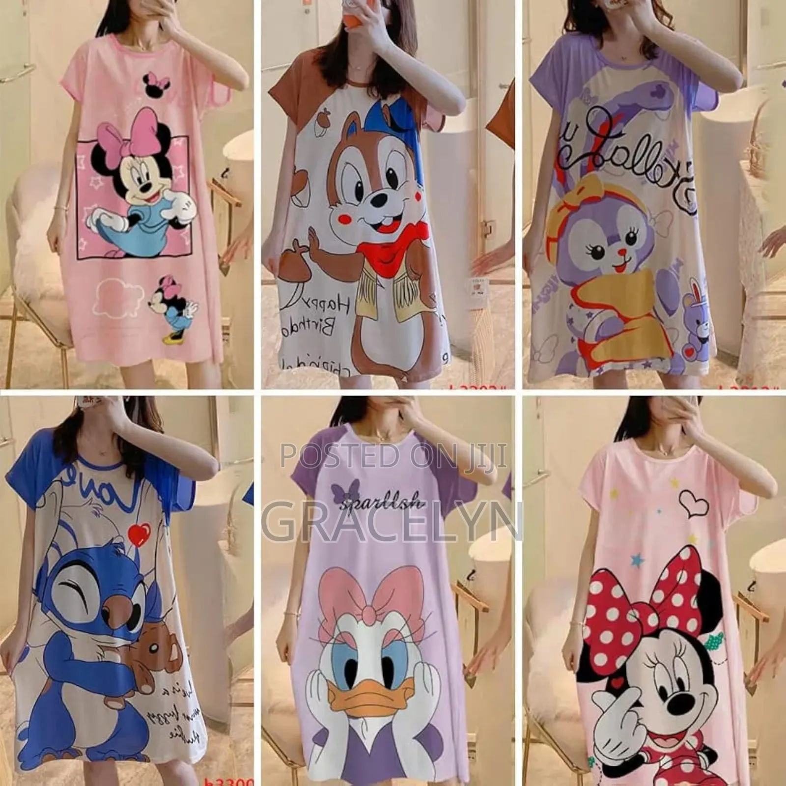 Long Cartoon Nighties