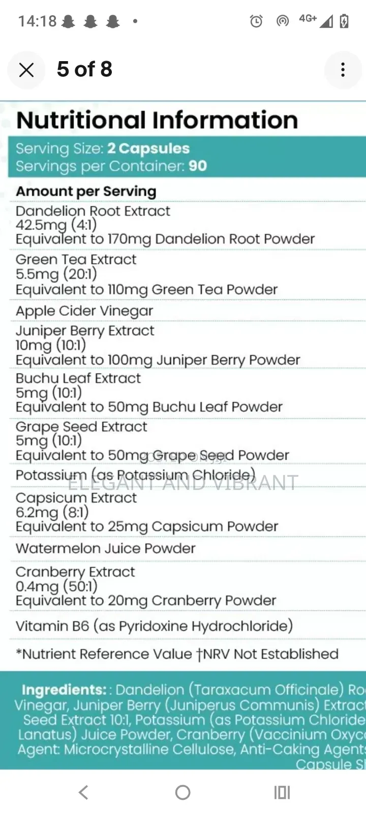 Water Away Detox Capsules For Liver And Water Retention Supp