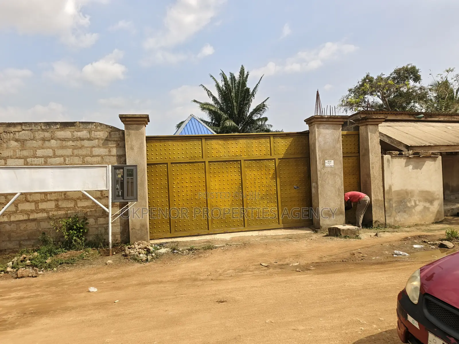1plot of Land Fence for Sale at Ashalaja