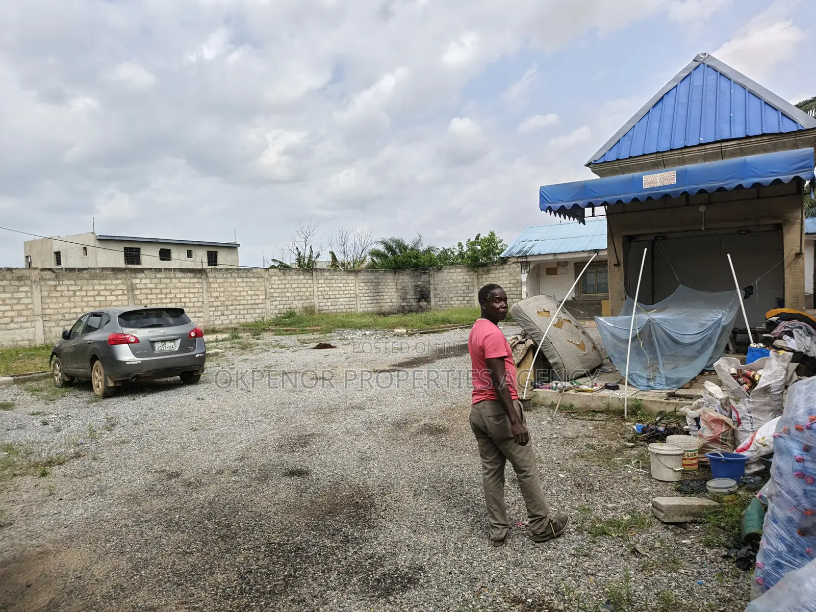 1plot of Land Fence for Sale at Ashalaja