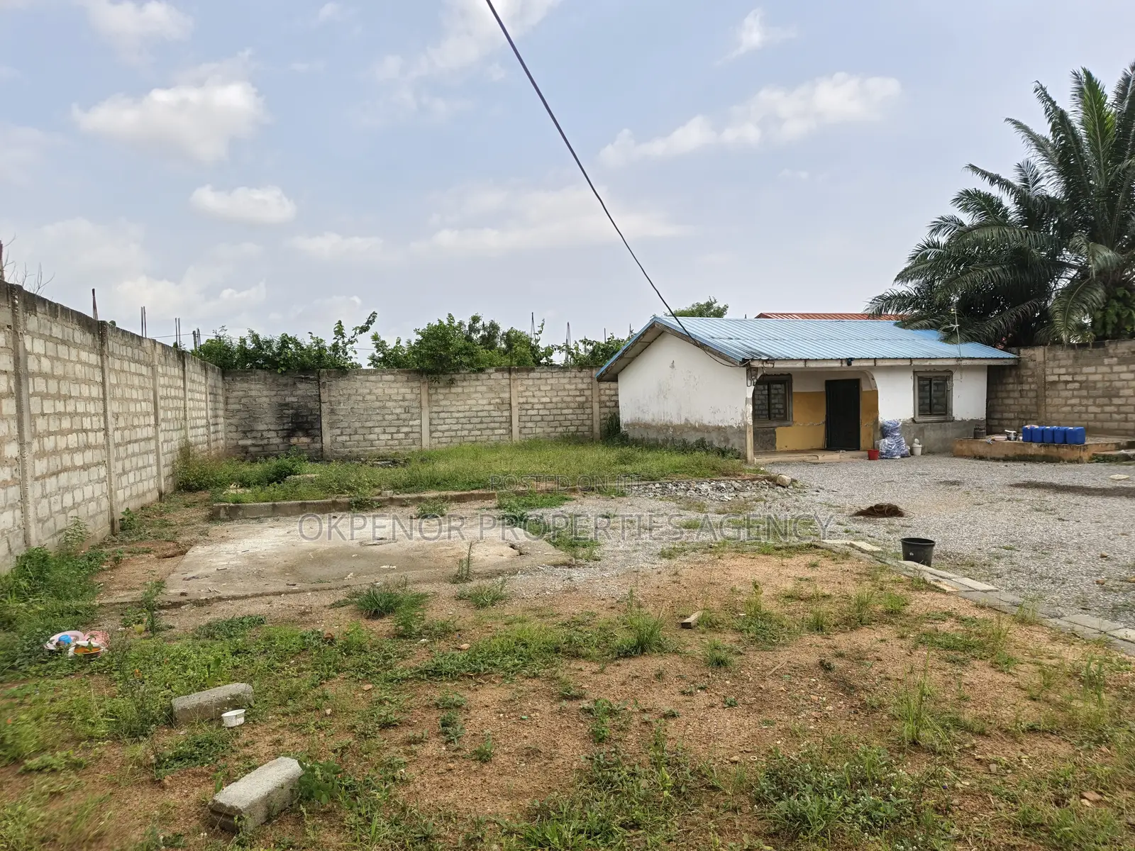 1plot of Land Fence for Sale at Ashalaja