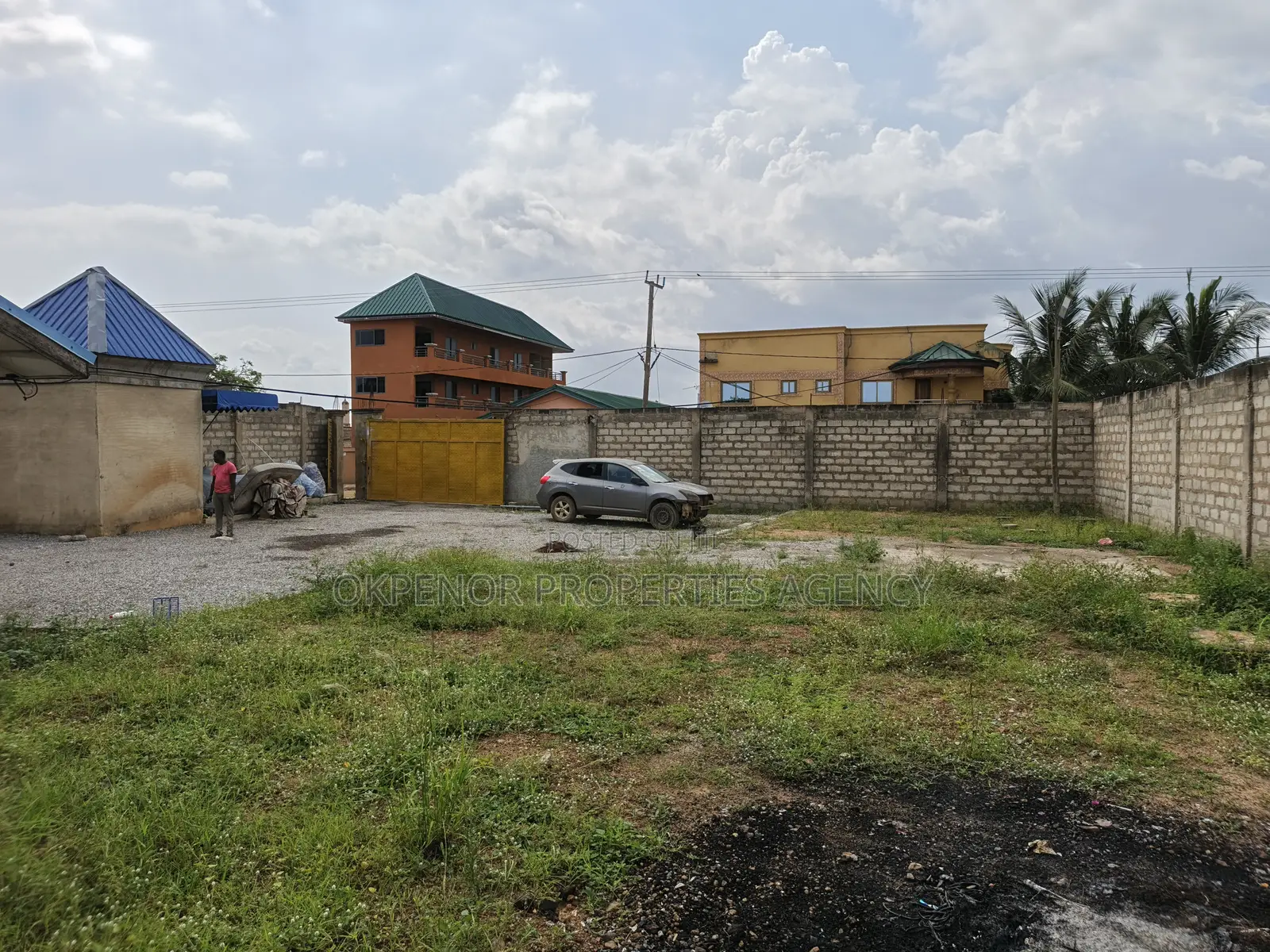 1plot of Land Fence for Sale at Ashalaja