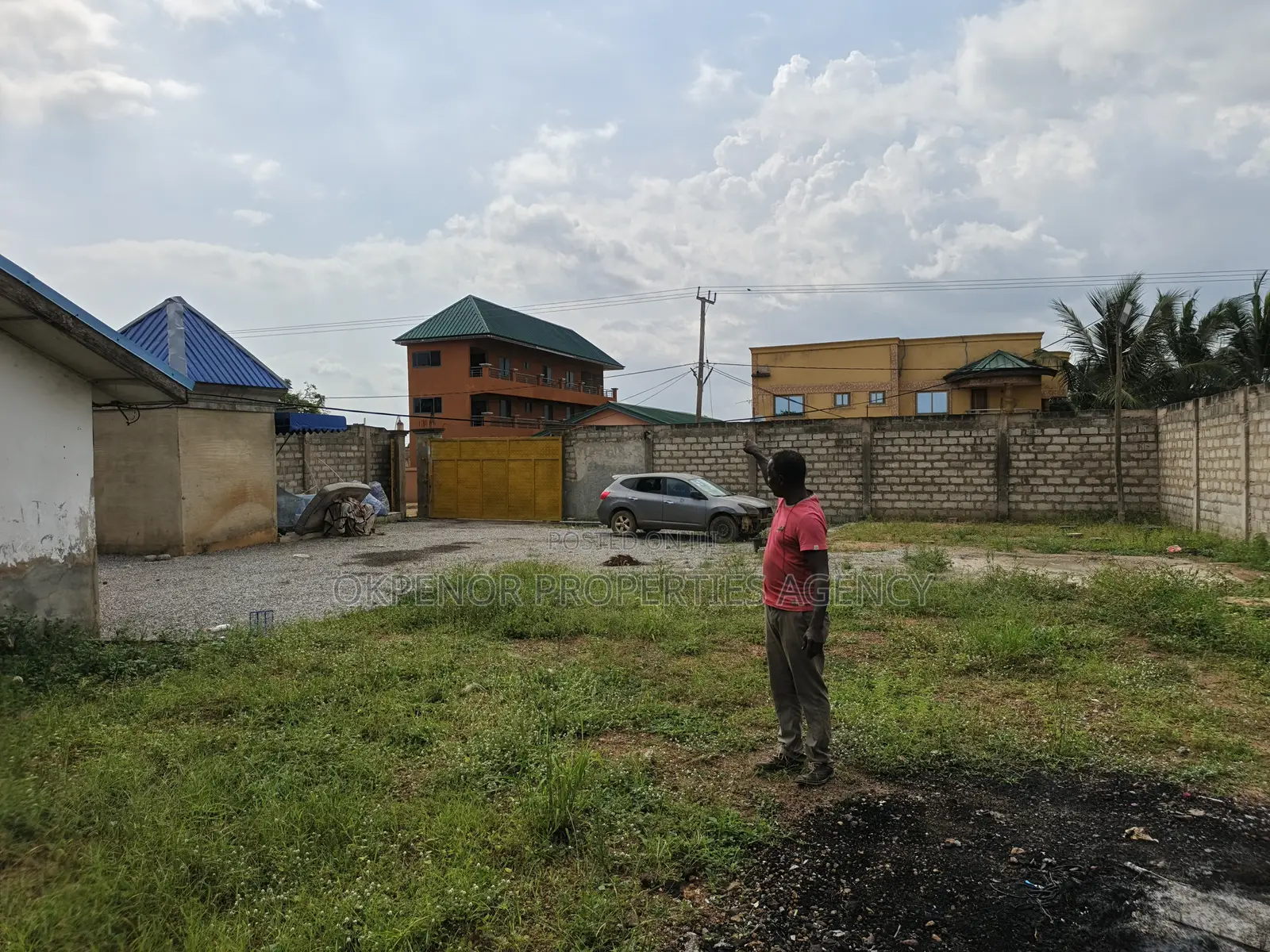1plot of Land Fence for Sale at Ashalaja