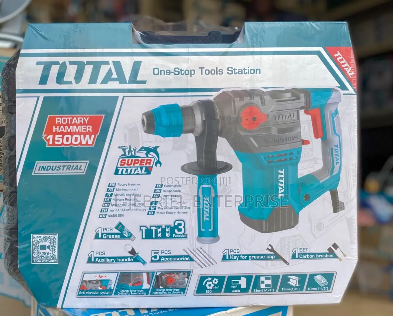 Rotary Hammer 1500w Drill