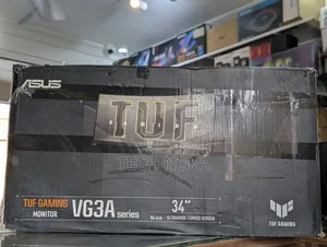 Asus Tuf Gaming Vg3a Curved Gaming Monitor 34" WQHD 180hz,1500r,Curved