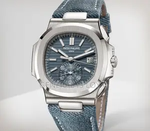 Patek Philippe Nautilus Flyback Chronograph Fabric Leather Watch