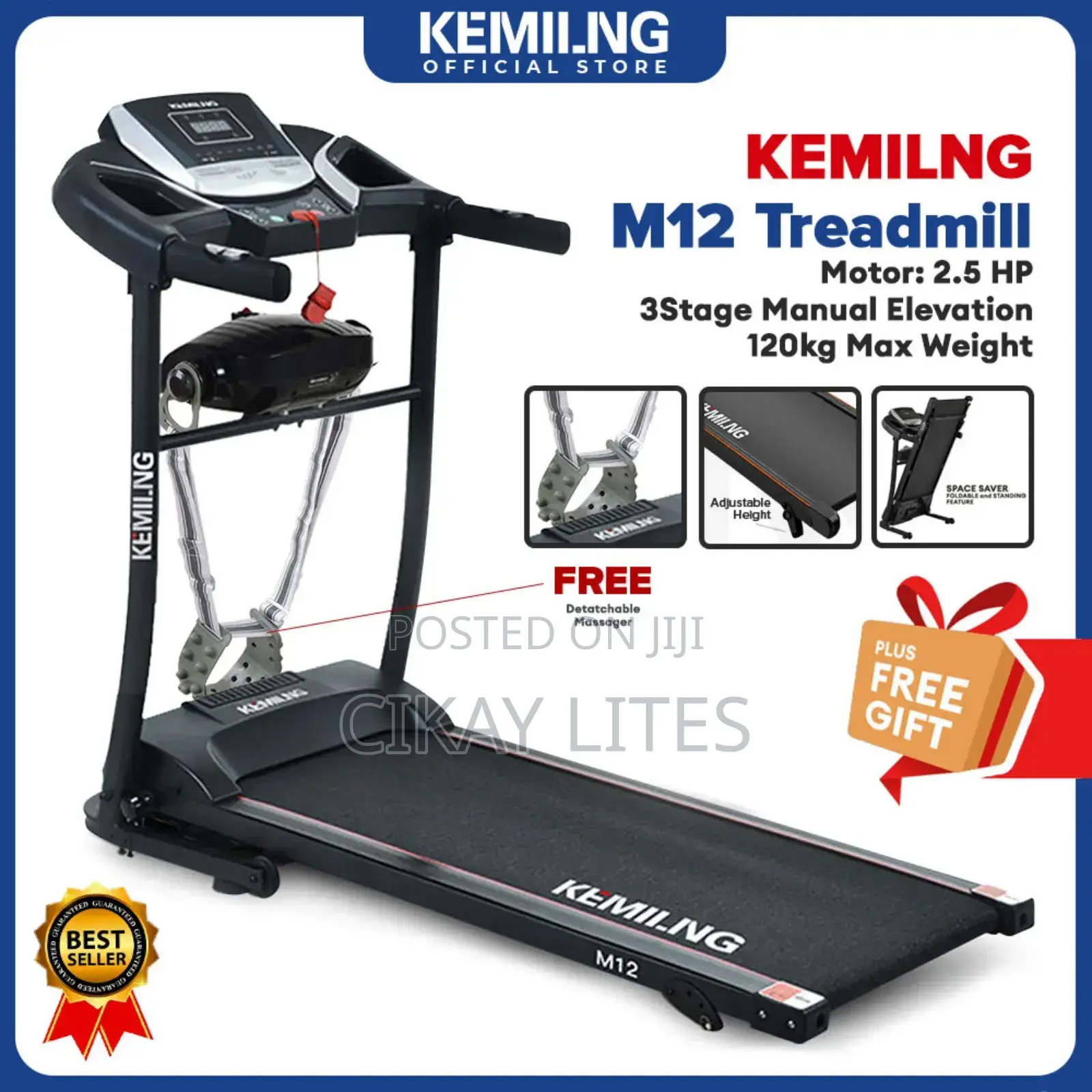 Brand New Treadmill - Foldable, MP3, Strong Motor - For Home & Gym