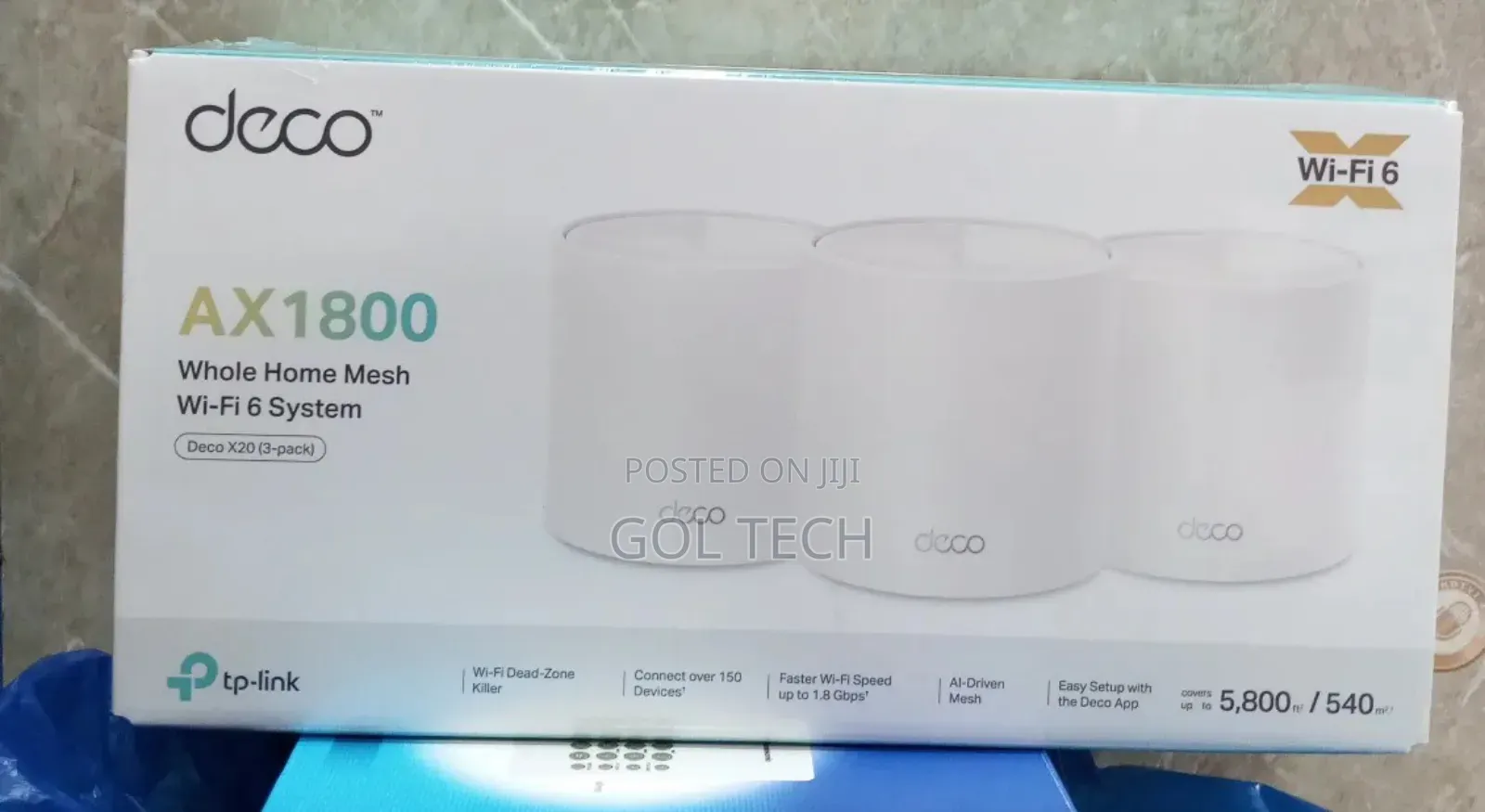 Tp-Link Deco Ax1800 Whole Home Mesh Wi-Fi 6 System Deco X20 (3-Pack)