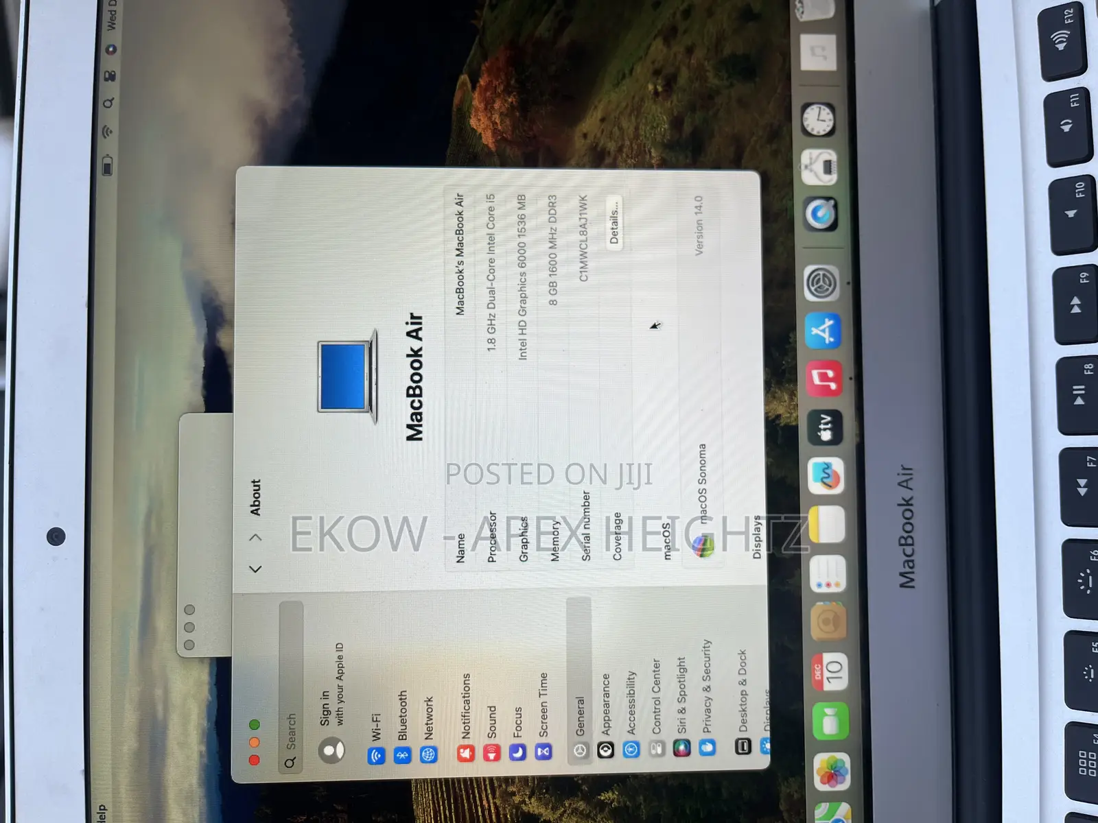 Laptop Apple MacBook 2017 8GB Intel Core i5 SSD 128GB