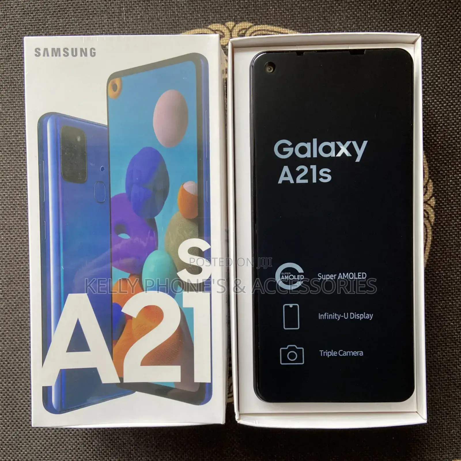New Samsung Galaxy A21s 128 GB Blue