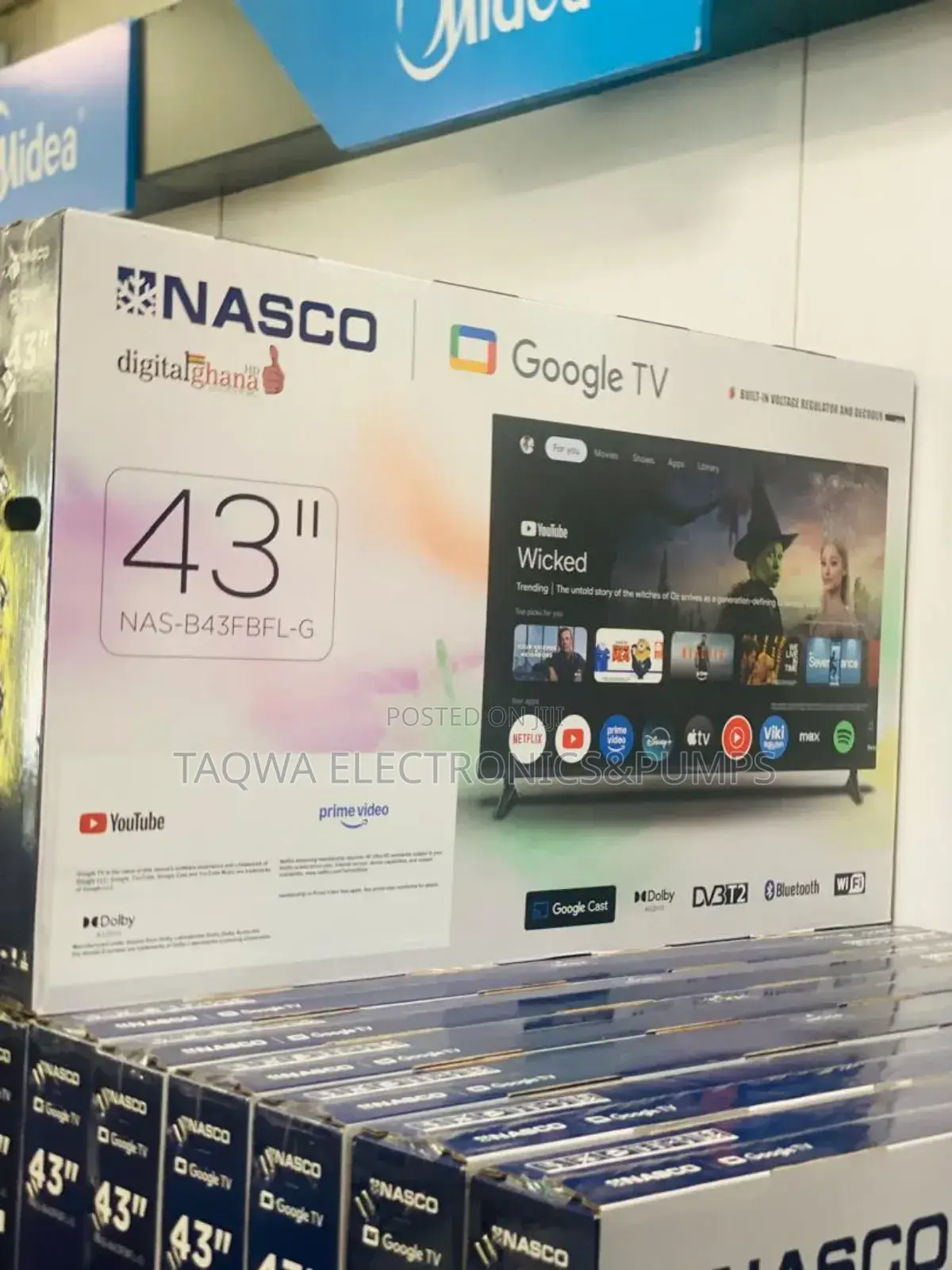 Streaming Nasco 43 Inch Smart Google Tv