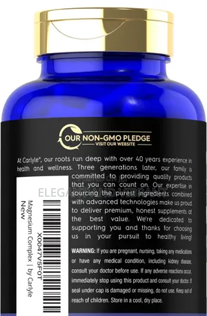 Magnesium Complex 745mg | 120 Count | 10 In 1 Blend