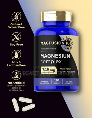 Magnesium Complex 745mg | 120 Count | 10 In 1 Blend