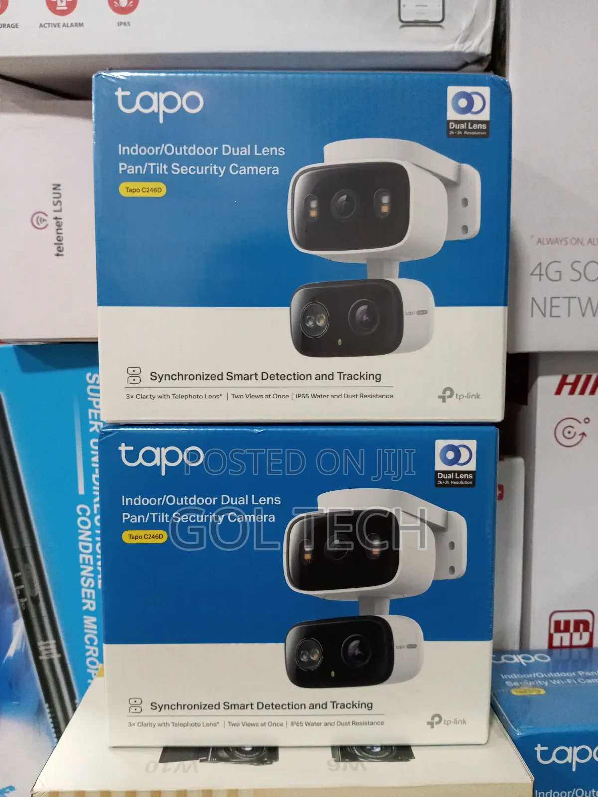 Tapo Indoor/Outdoor Dual Lens Pan/Tilt Security Camera C246