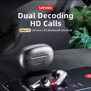 Lenovo Lp5 Bluetooth Headphone Earphones Headset Earbuds