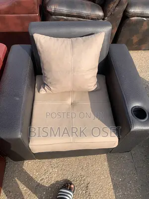 A Leather Material L Shape With Single
