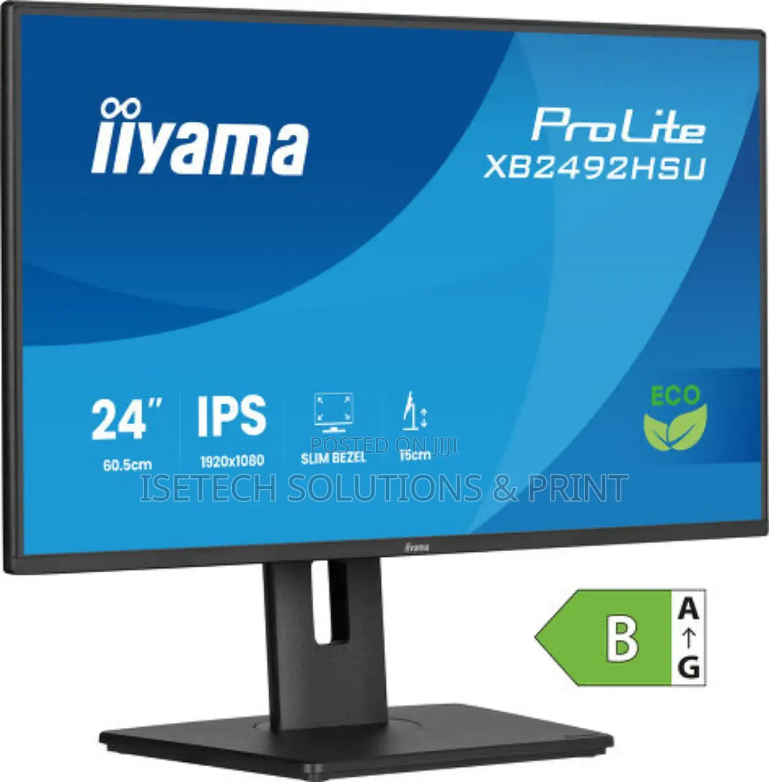 Iiyama Prolite 24inch Edgeless"Hdmi, Vga Dp. Full Hd