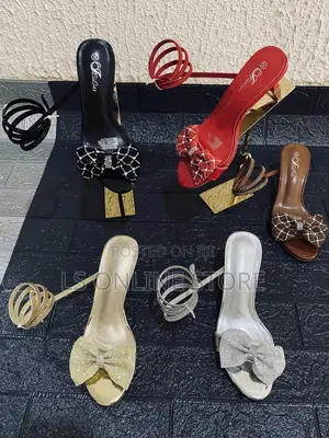 Strap Wrap Heel