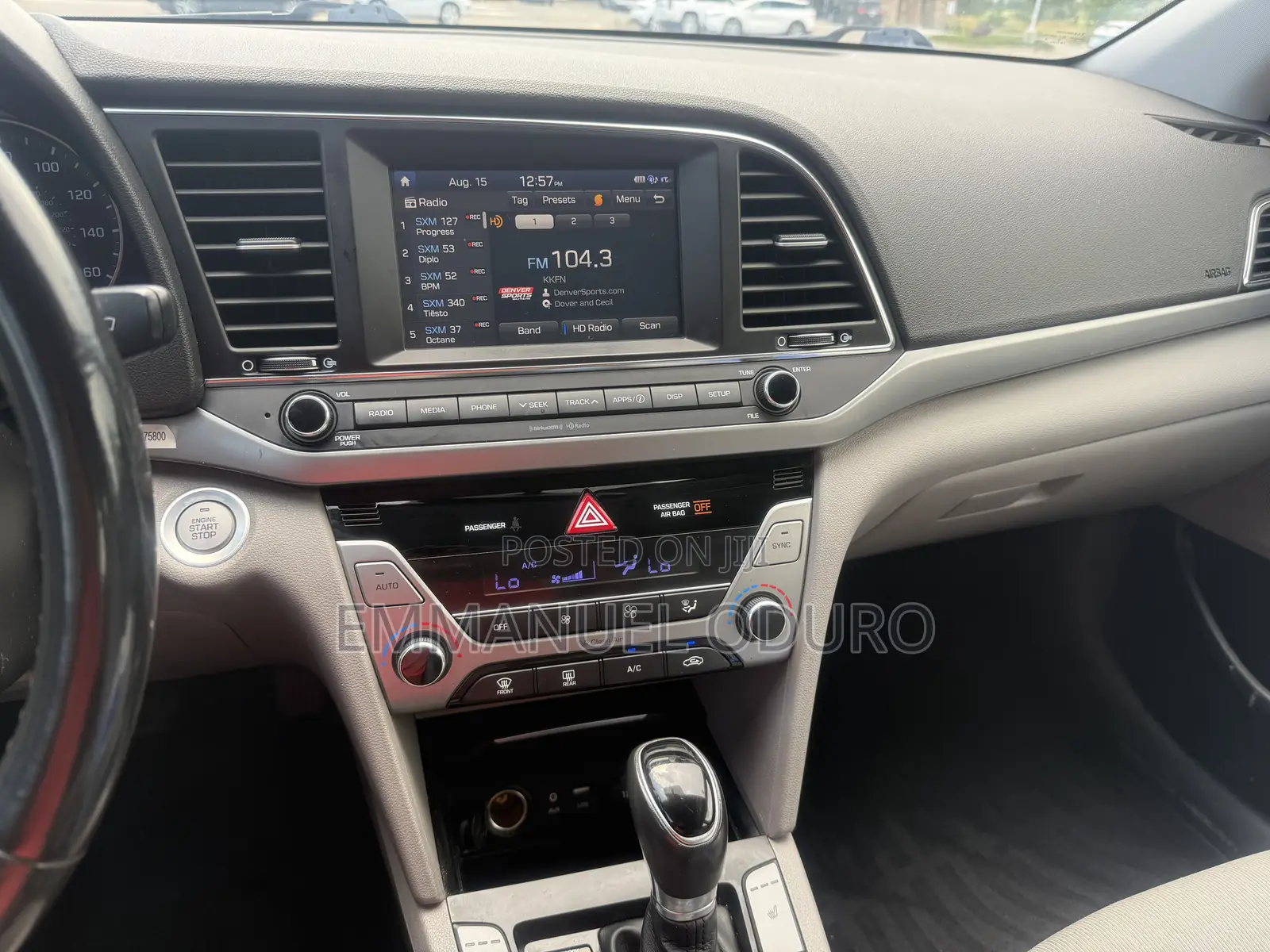 Hyundai Elantra 2017 Blue