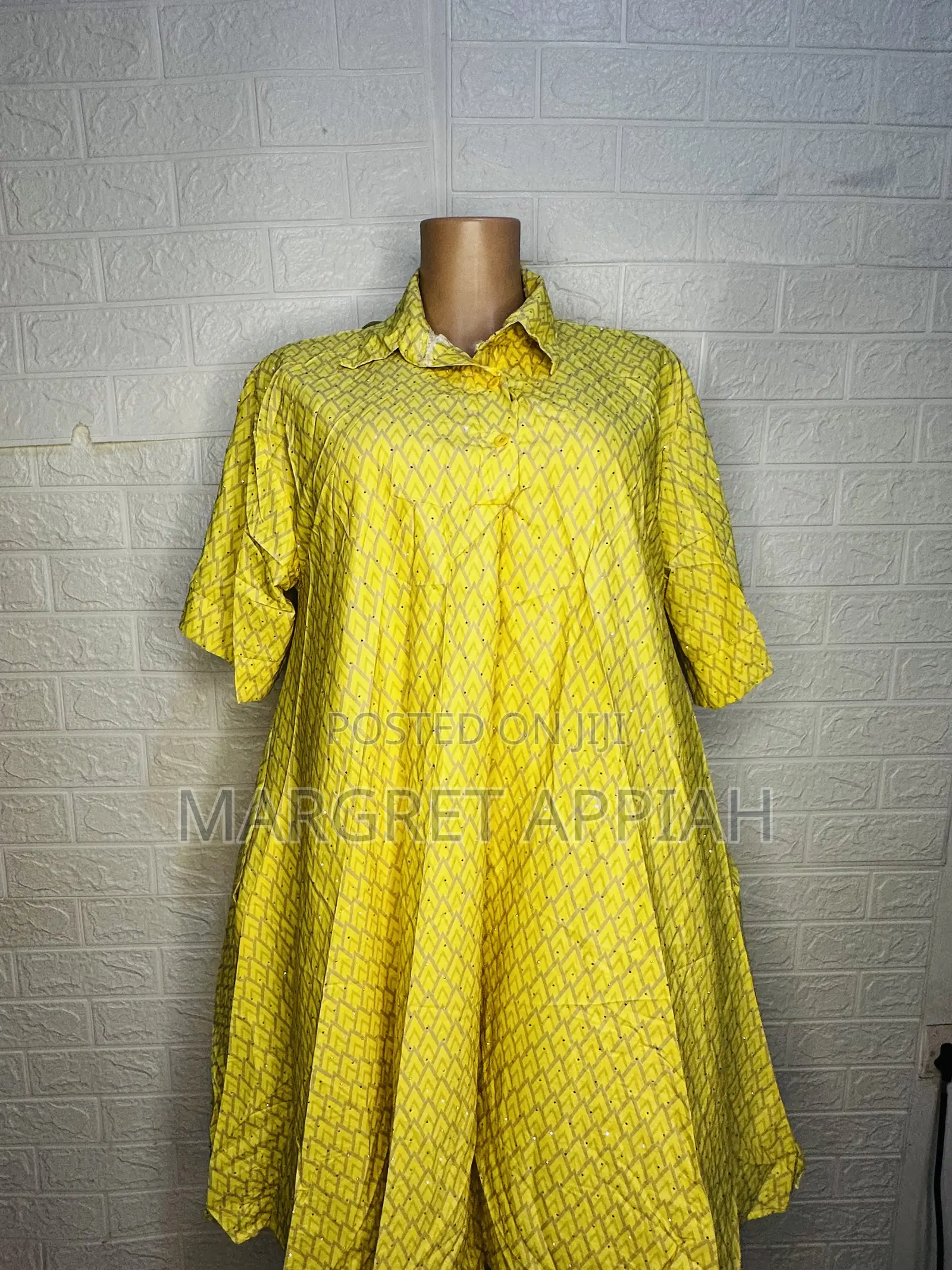 Flare Dress With Shiny Spot