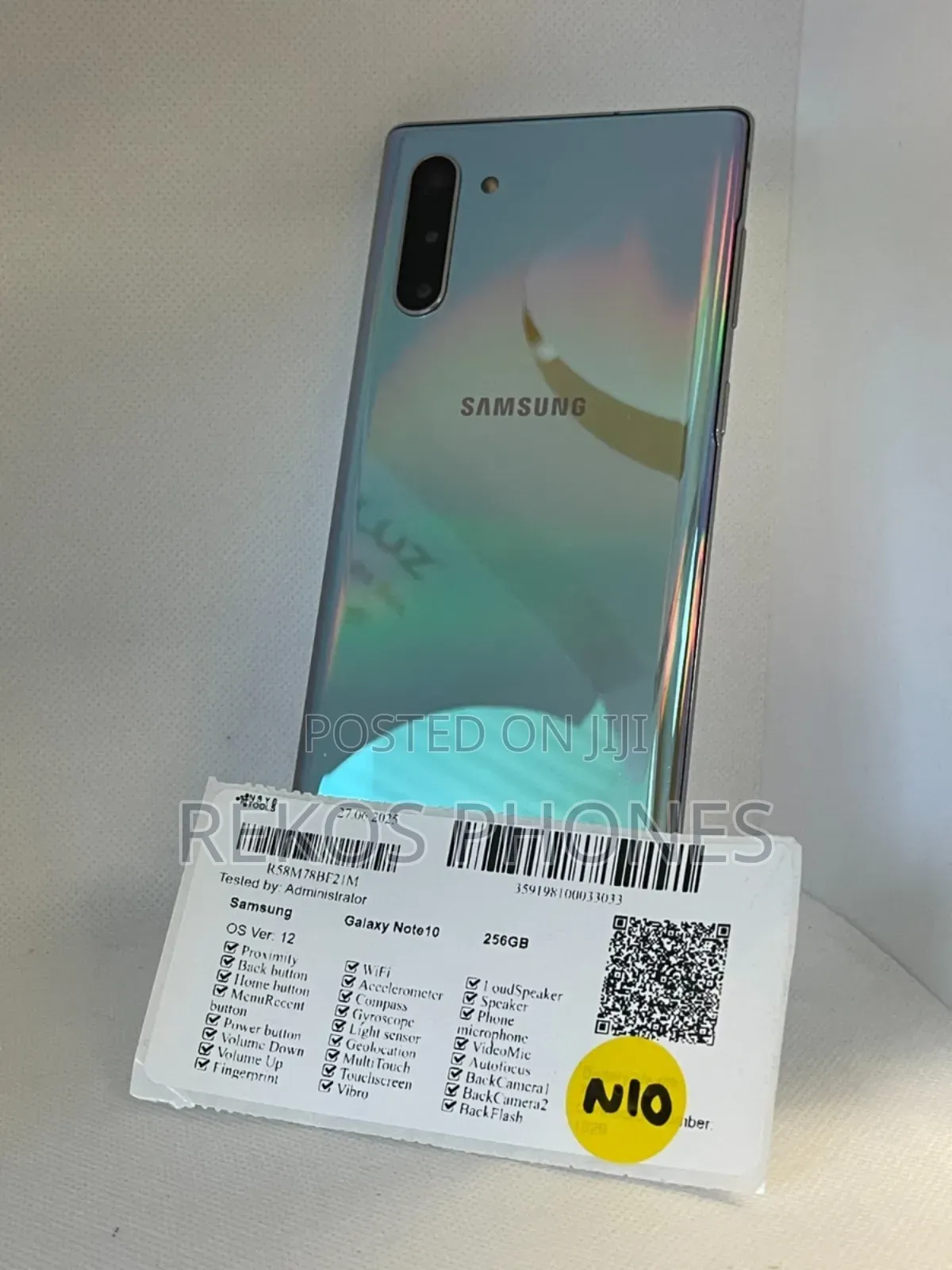 New Samsung Galaxy Note 10 5G 256 GB Silver