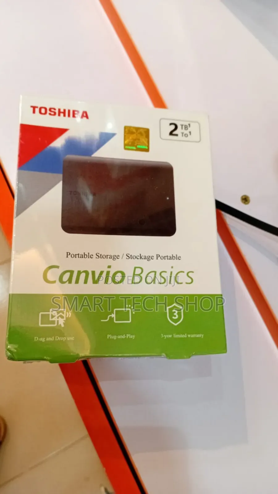 Toshiba Canvio Basics 2tb Portable Hard Drive Brand New