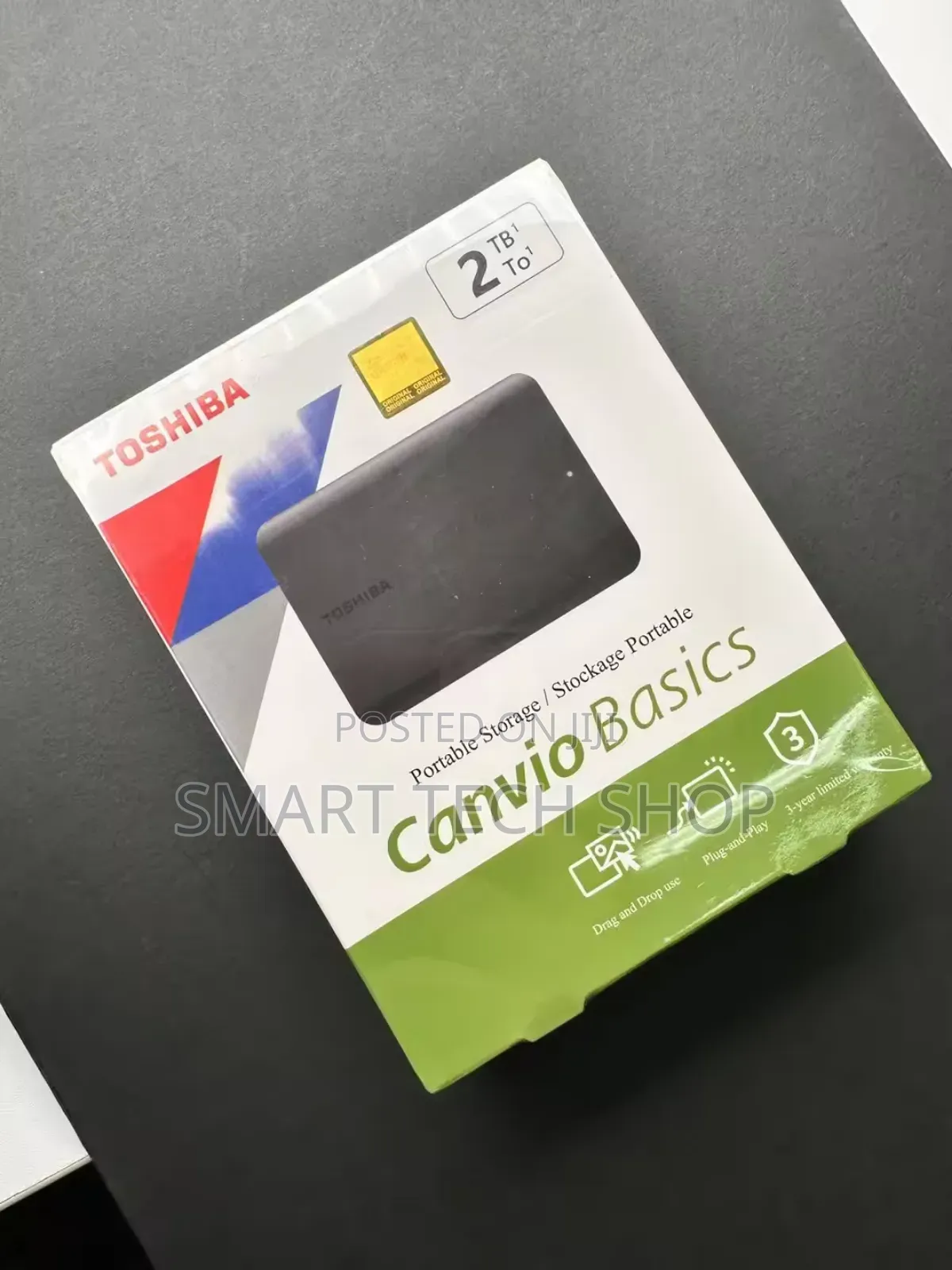 Toshiba Canvio Basics 2tb Portable Hard Drive Brand New