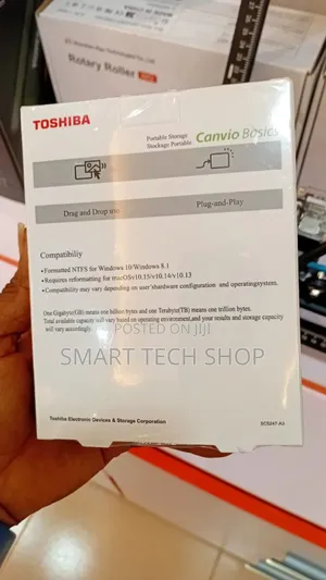Toshiba Canvio Basics 2tb Portable Hard Drive Brand New