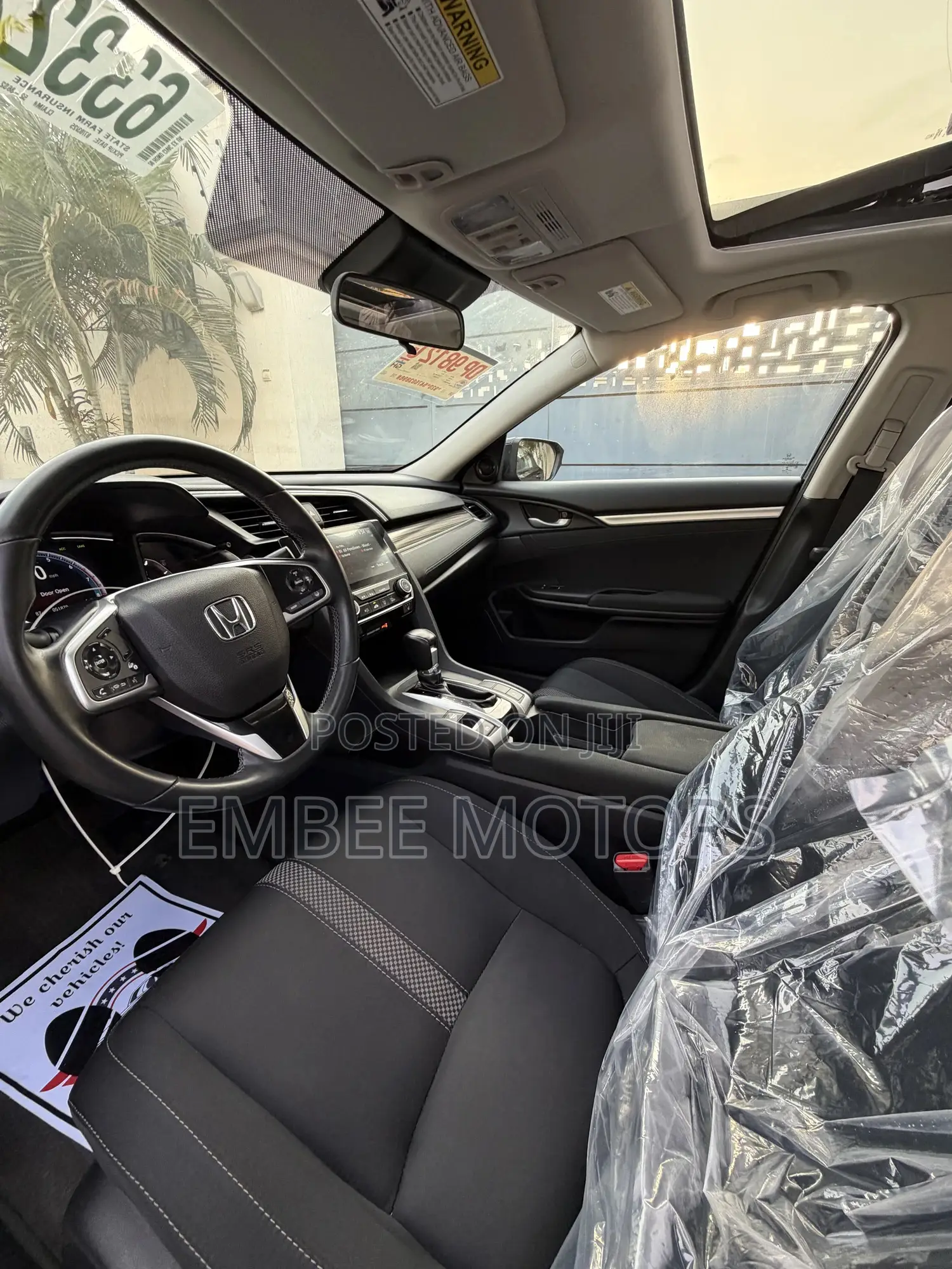 Honda Civic EX Sedan 2020 Black