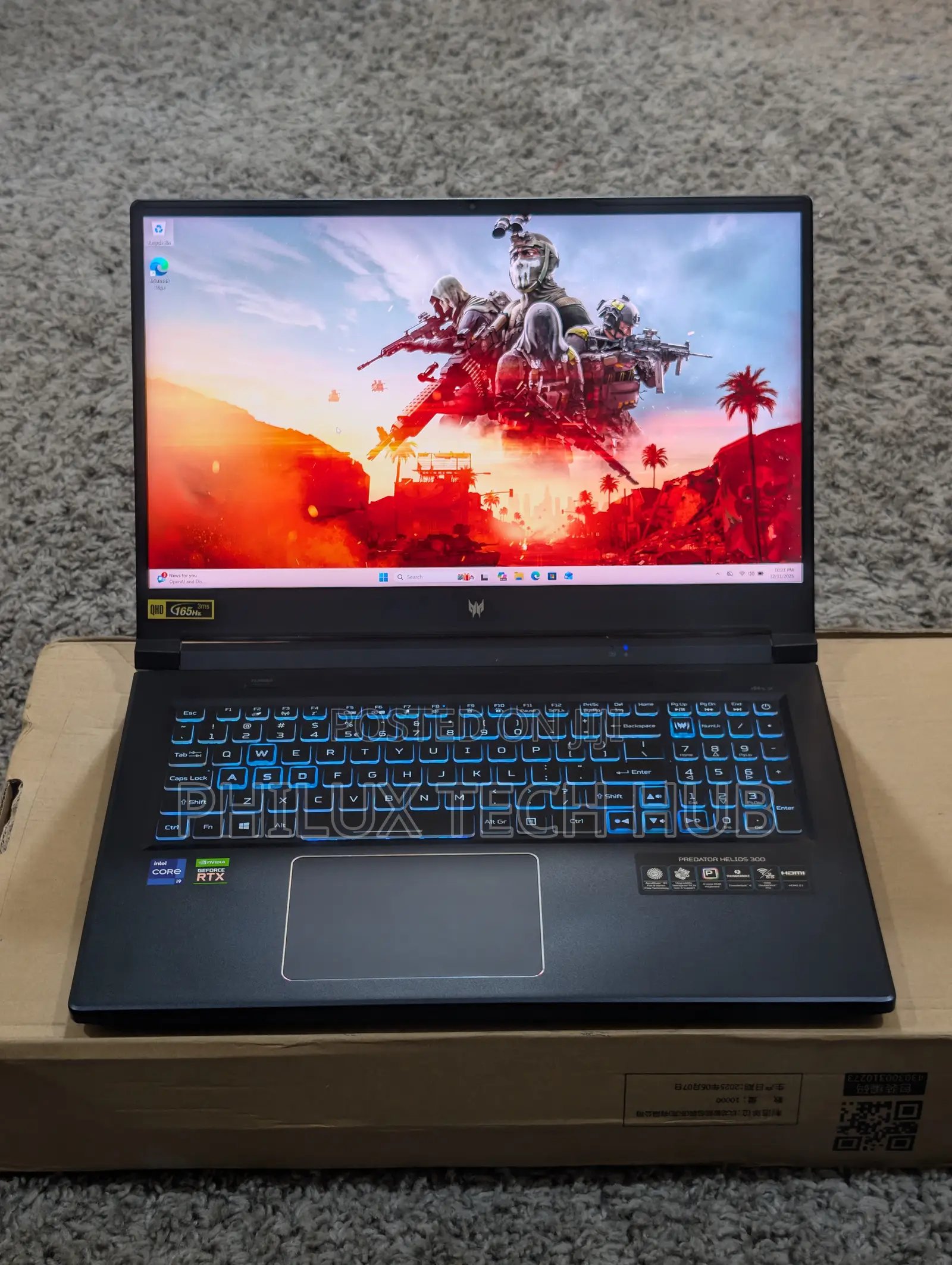 New Laptop Acer Predator Triton 300 32GB Intel Core i9 SSD 1T