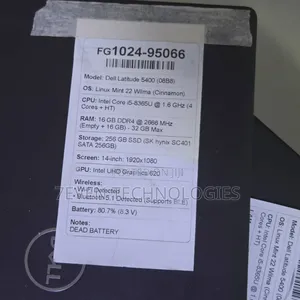 Laptop 16GB Intel Core I7 SSD 256GB