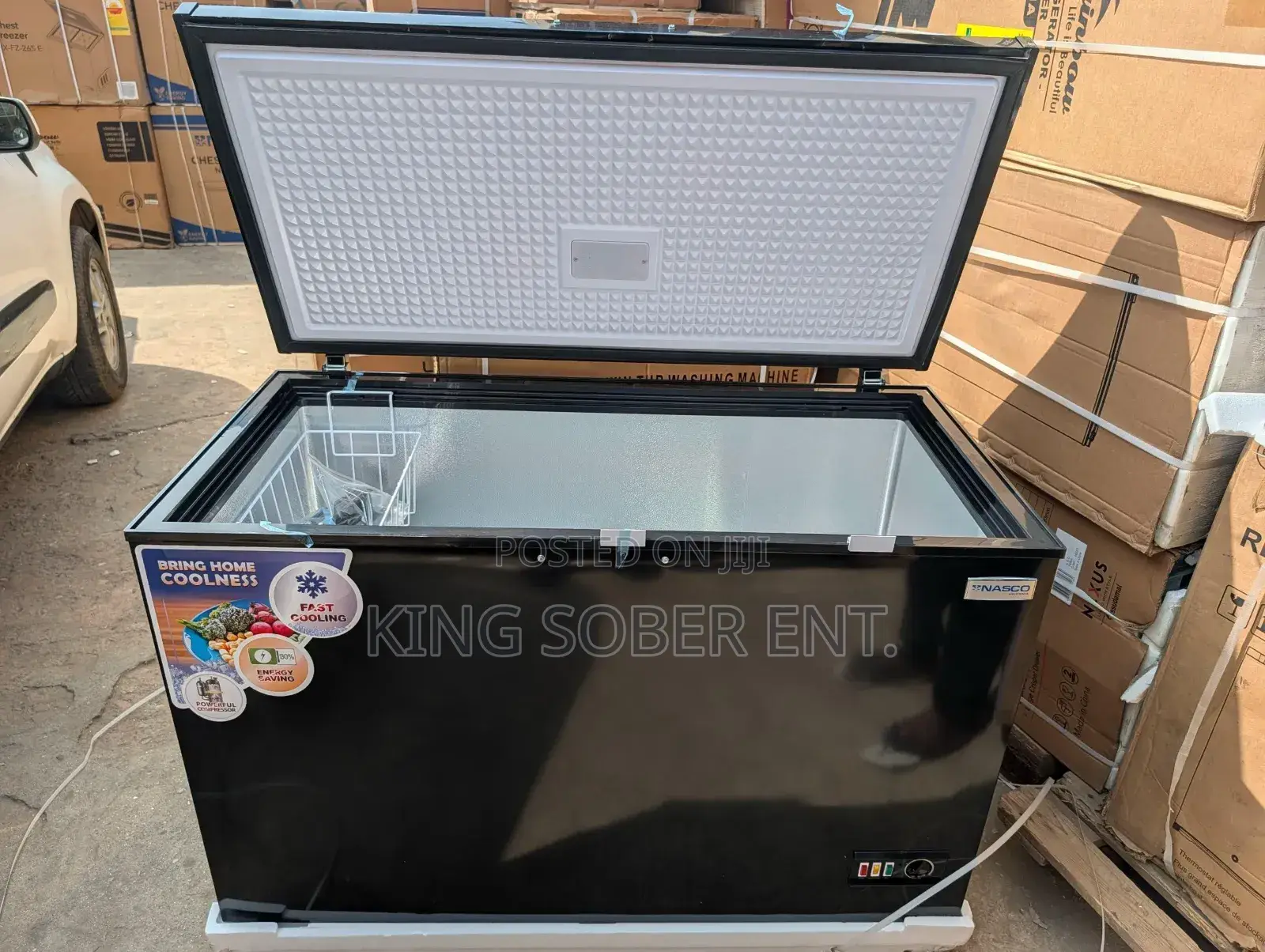 Nasco Chest Freezer Model Nas-475fl Size 400ltrs
