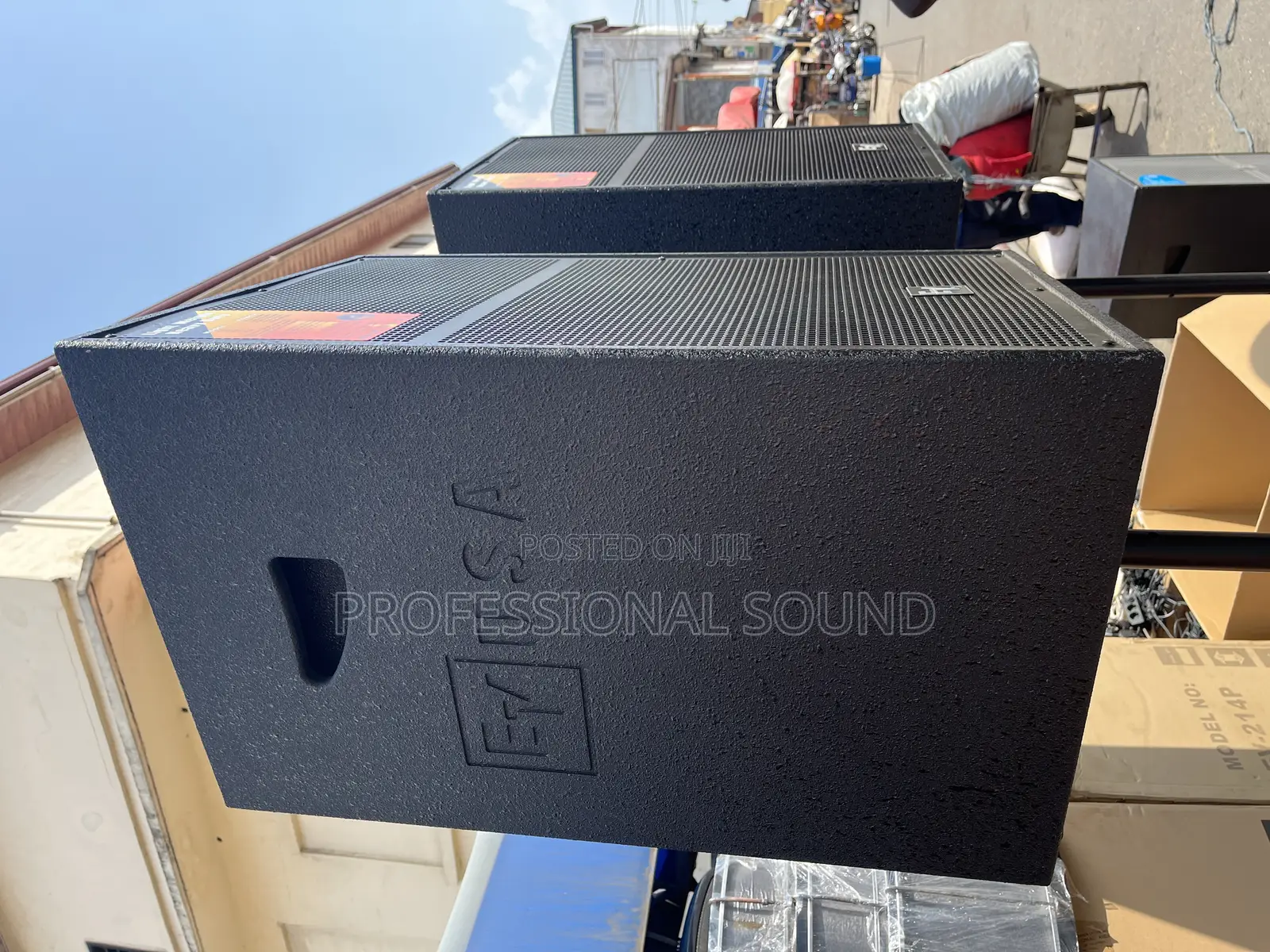 Pair of Electro-Voice (Ev) Ds115 15-Inch Passive Pa Speakers.