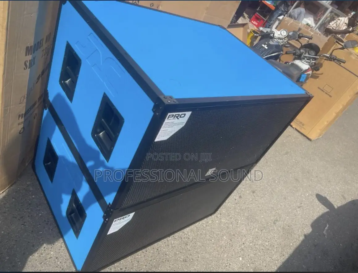 Professional Audio Dual 18-Inch Subwoofer Speaker