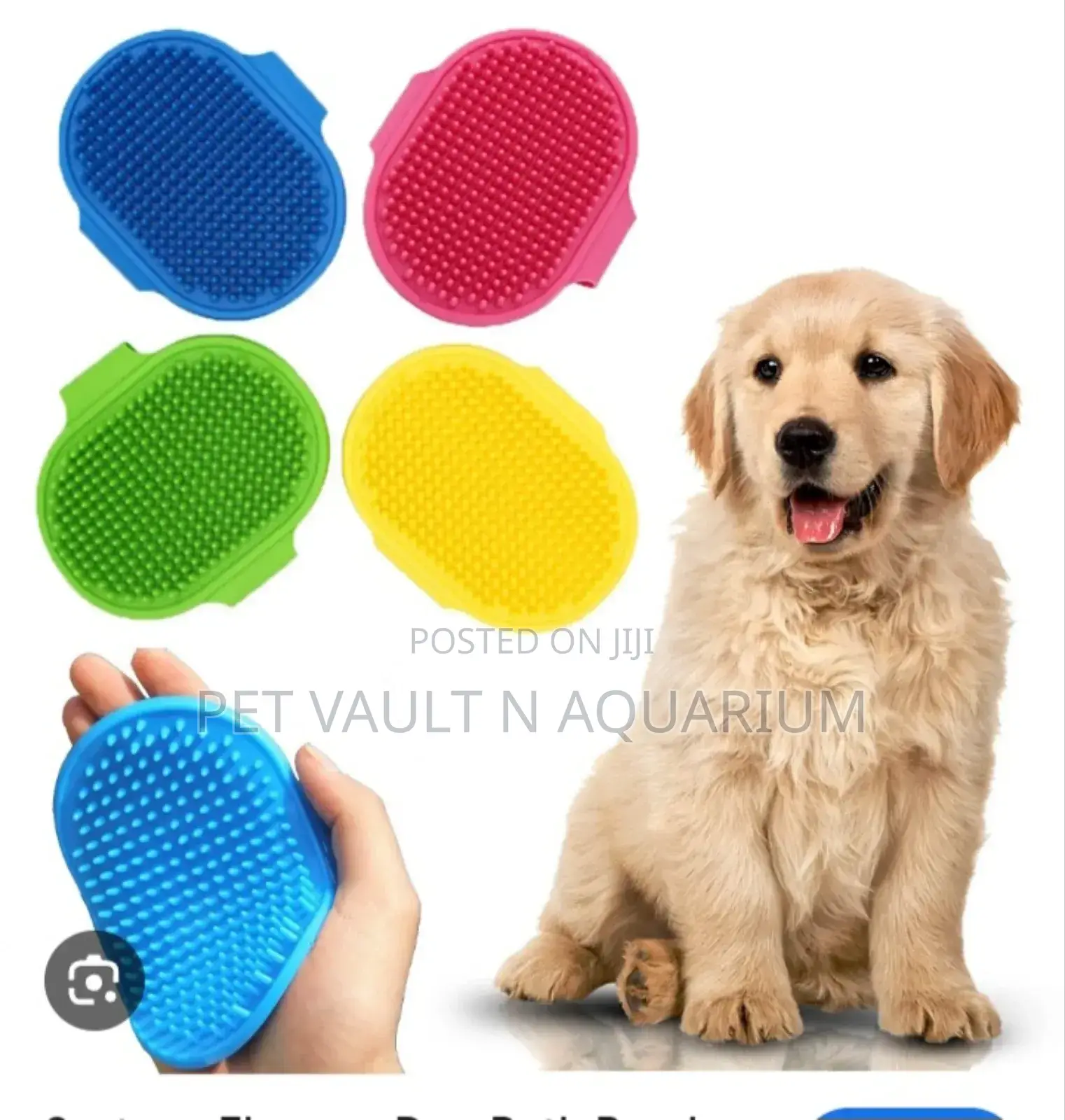 Bath Silicon Brush for Dogs N Cat