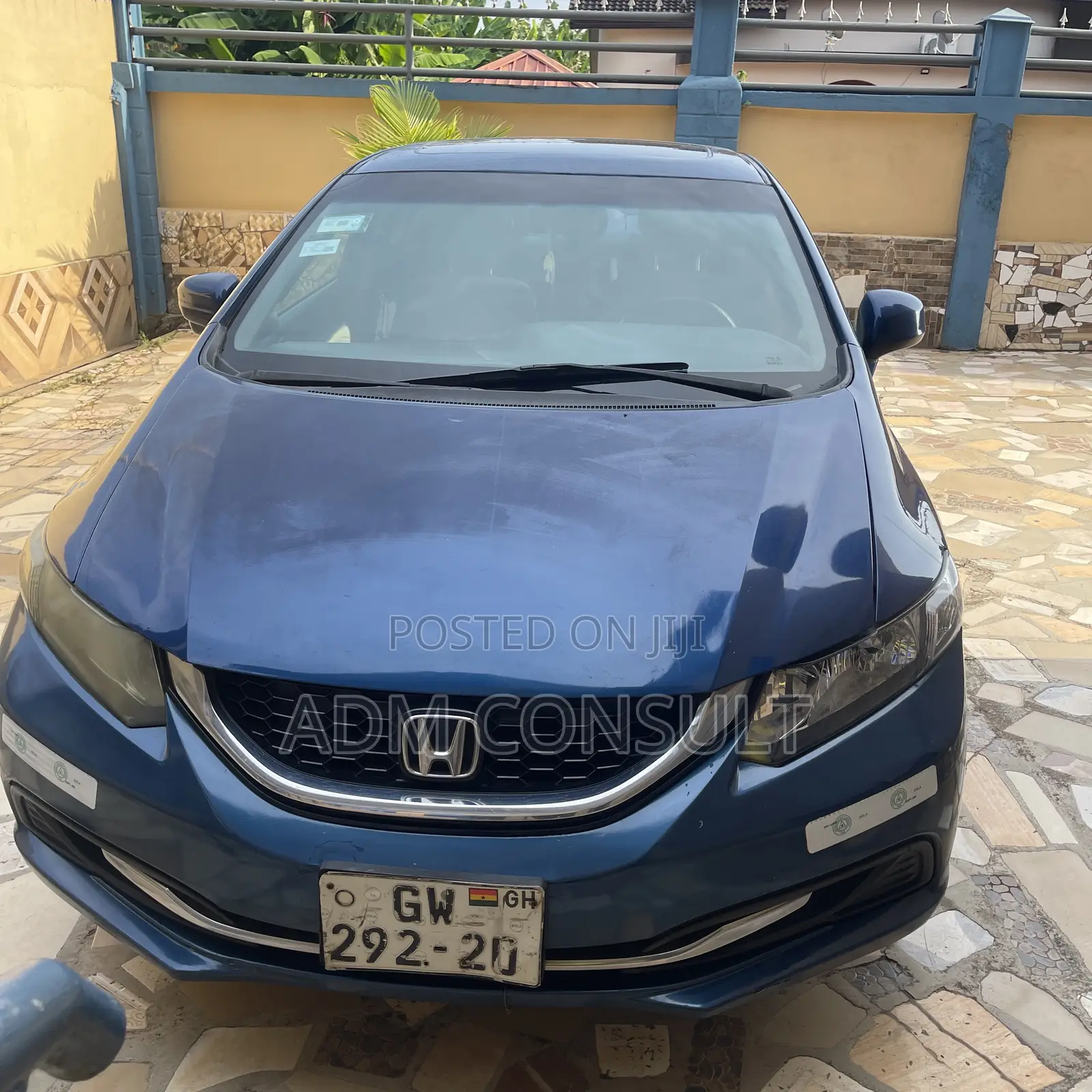 Honda Civic EX-L 4dr Sedan (1.8L 4cyl CVT) 2014 Blue