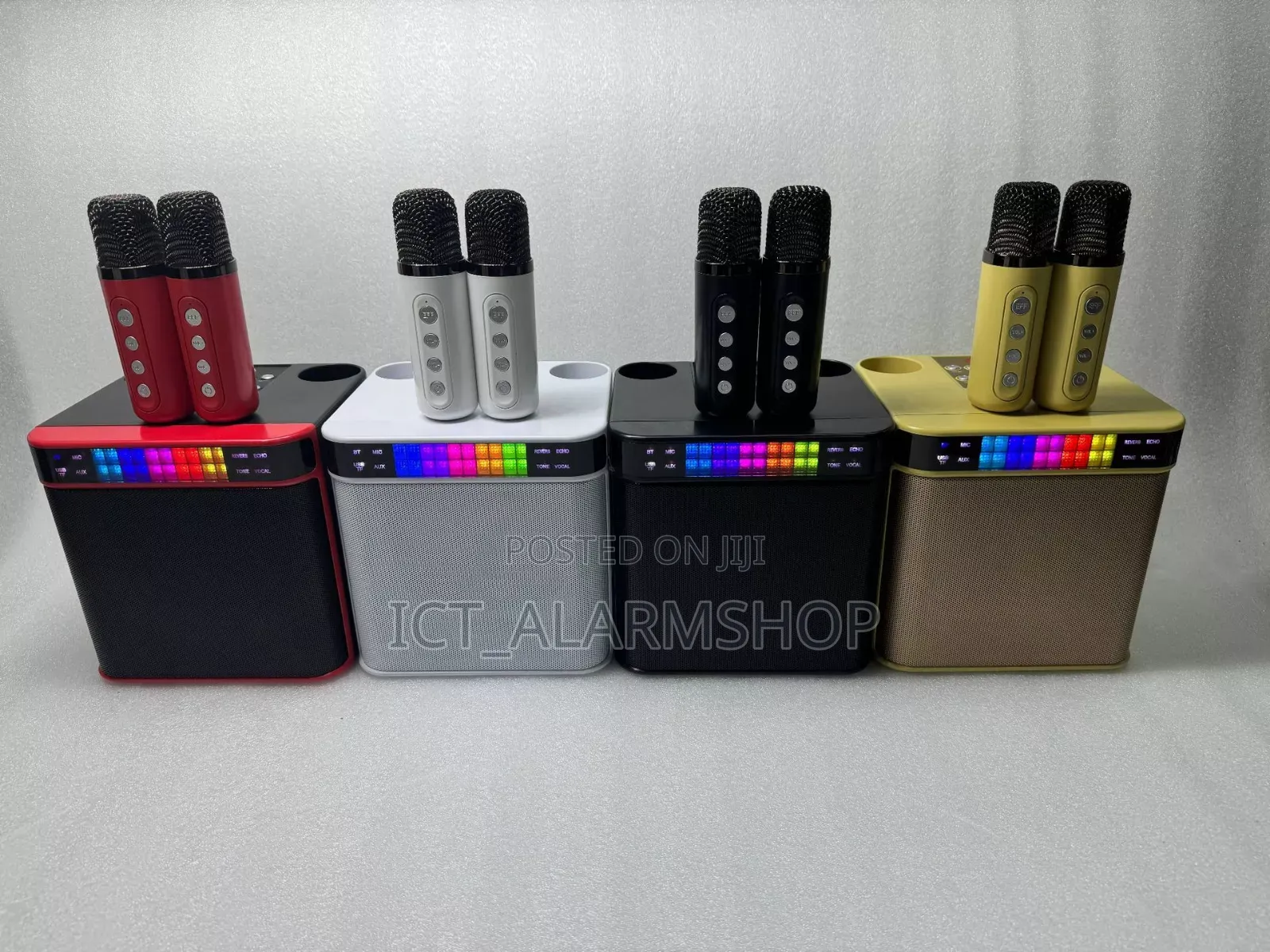 Music Speaker With Wireless Microphone