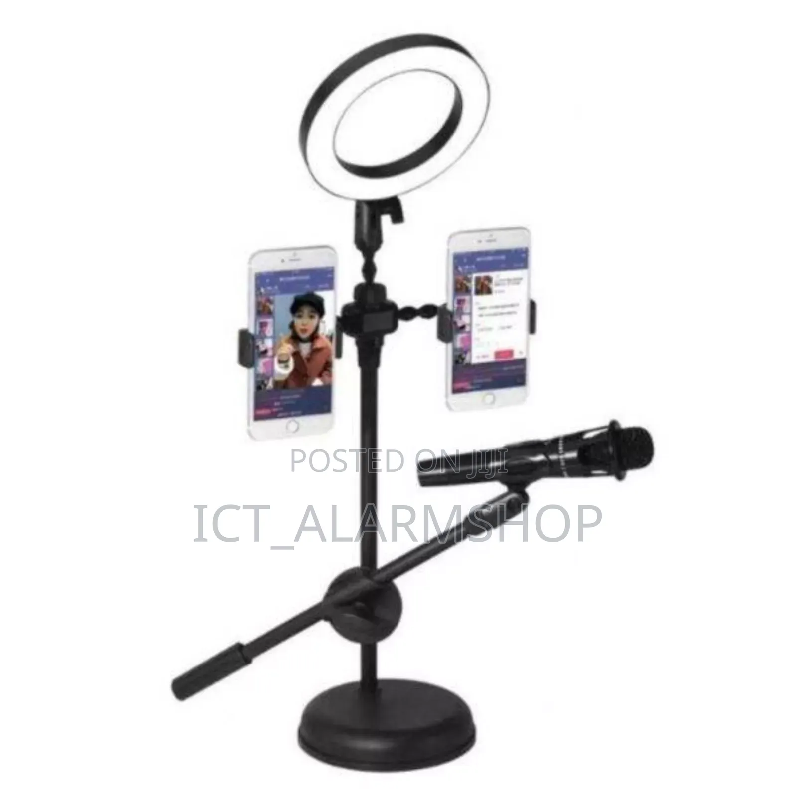 Live Video Voice Streaming Stand With Led Light