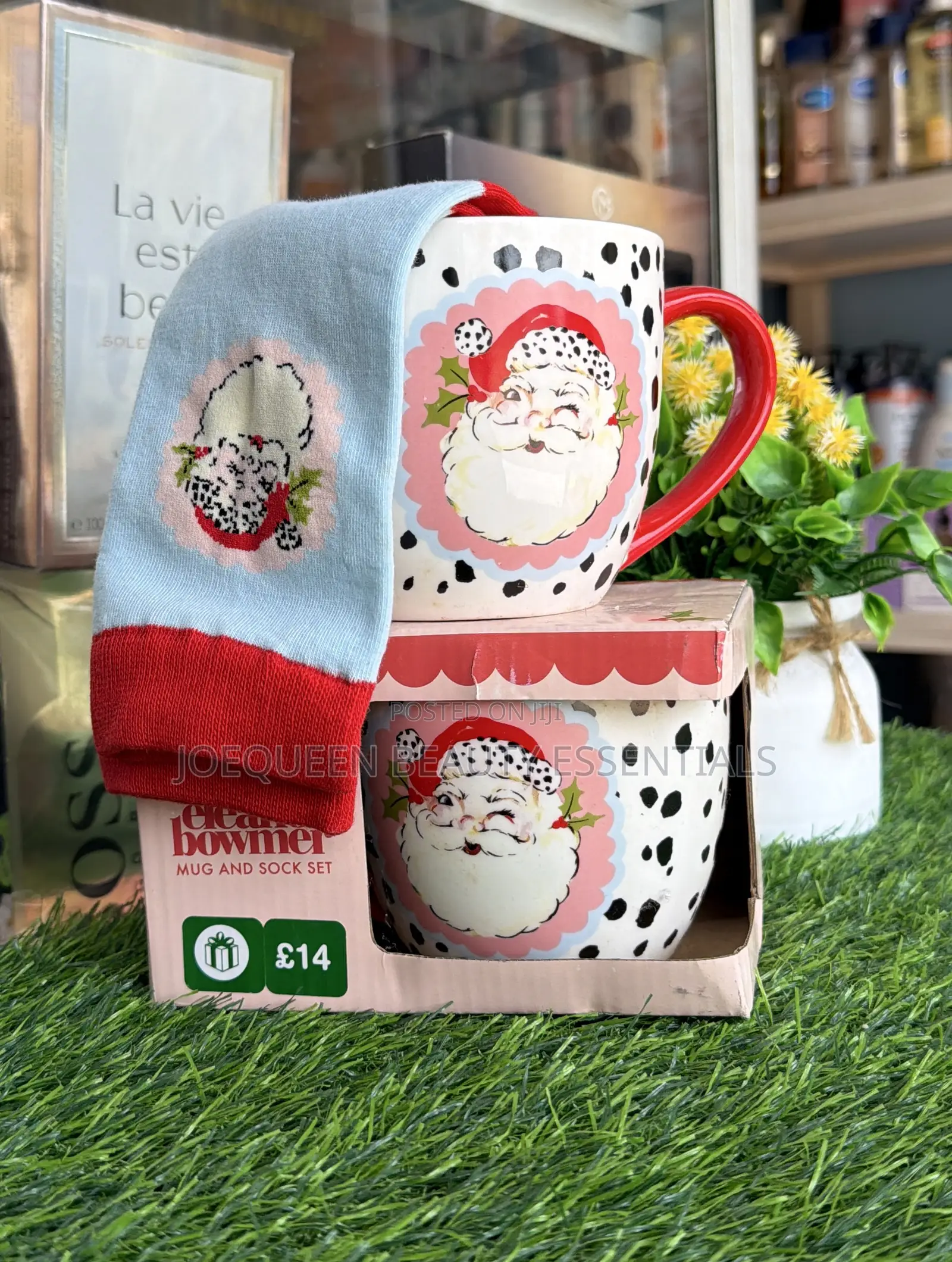 Santa Mug And Sock Set
