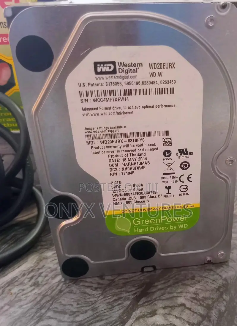 Brand New Western Digital Hard Drive 2tb