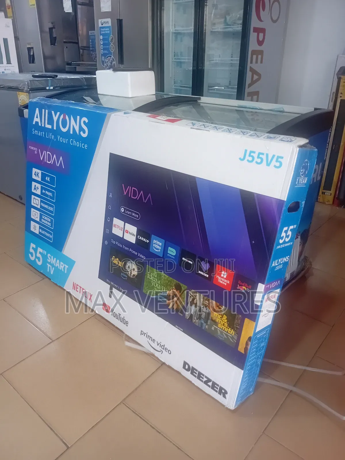 Ailyons J55v5 55" Smart Tv – Crys*Tal P*Icture