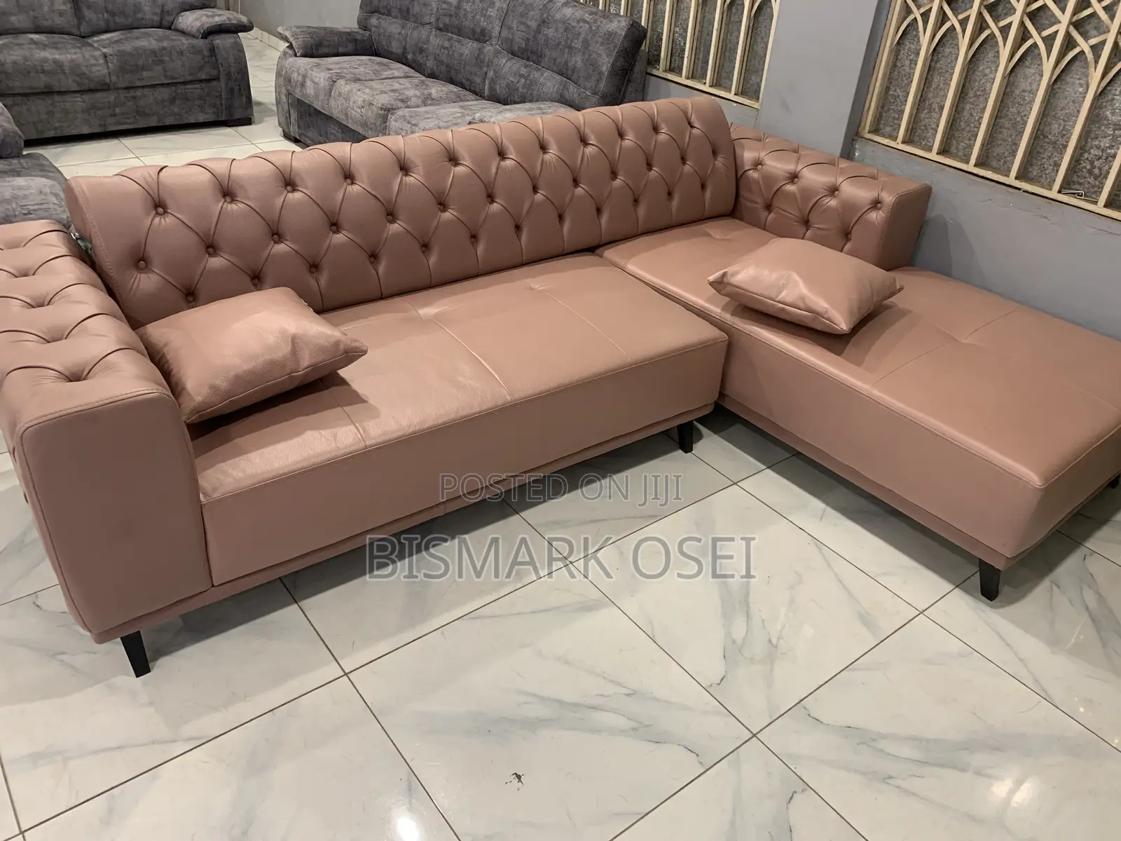 A Comfortable L Shape With Adjustable Head Rest, Very Beautiful