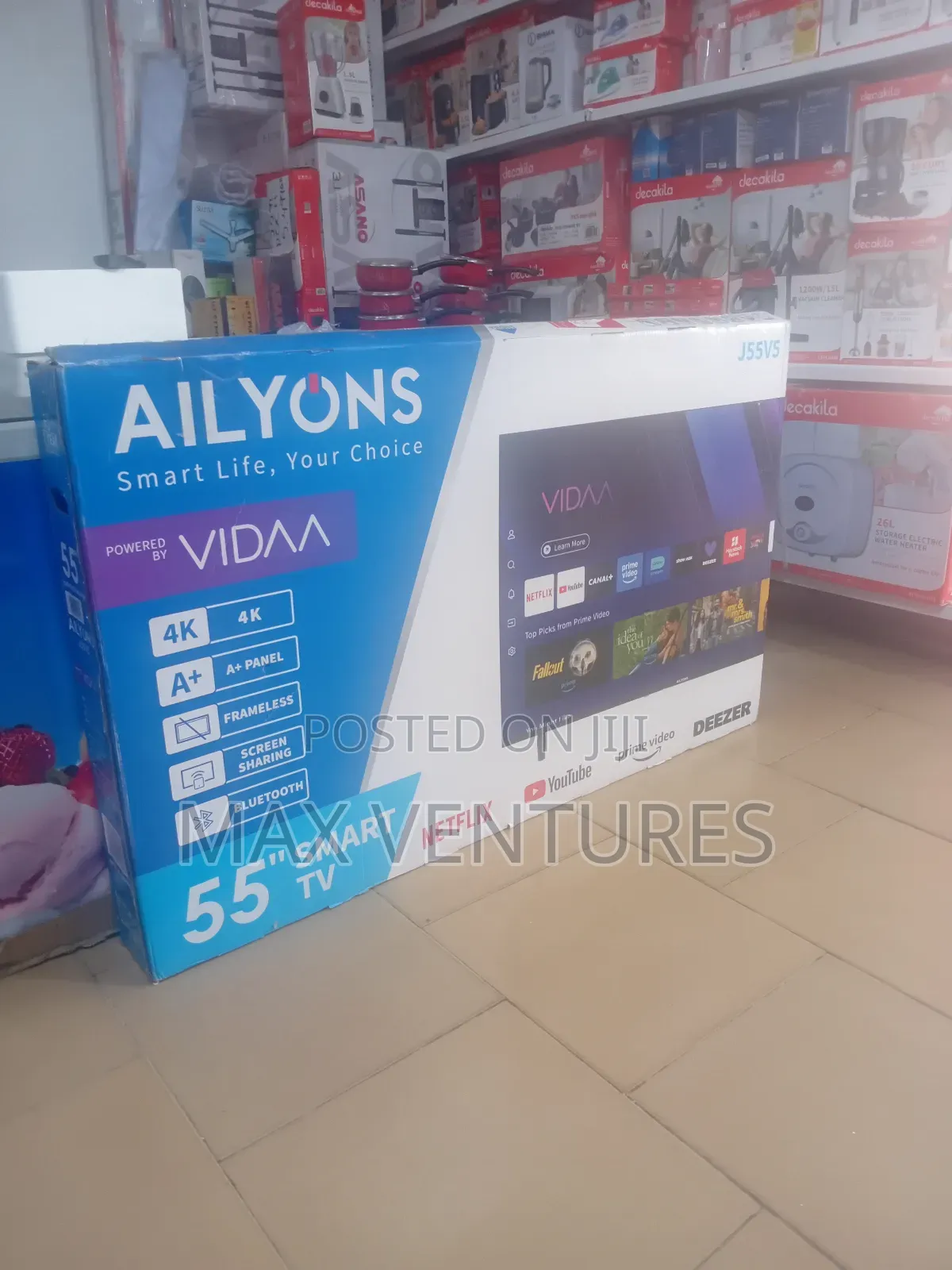 Ailyons J55v5 Tv – Clean, Bright Smart