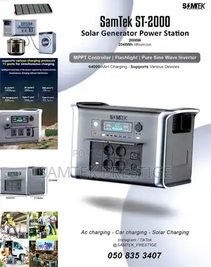 Samtek St-2000w Power Station(Generator)