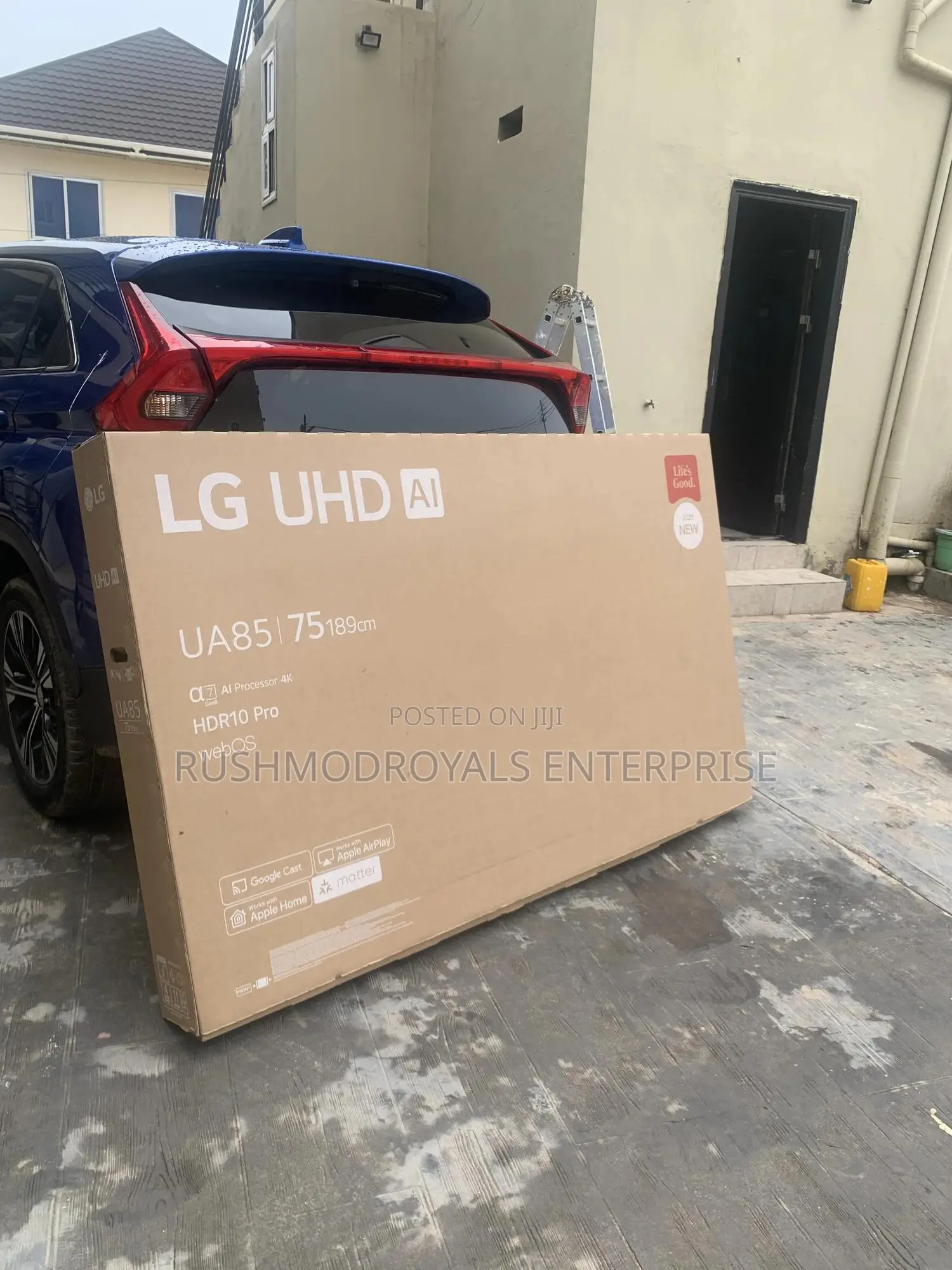 Lg Ua85 75”Crystal Clear Uhd Smart Tv