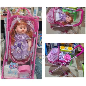 Cute Kids Doll With Strolley and Accessories 1 Year to 5years