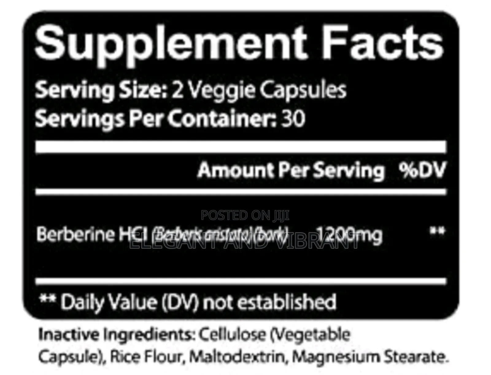 Berberine Hcl 60ct Natural Healthy Cholesterol Glucose Support