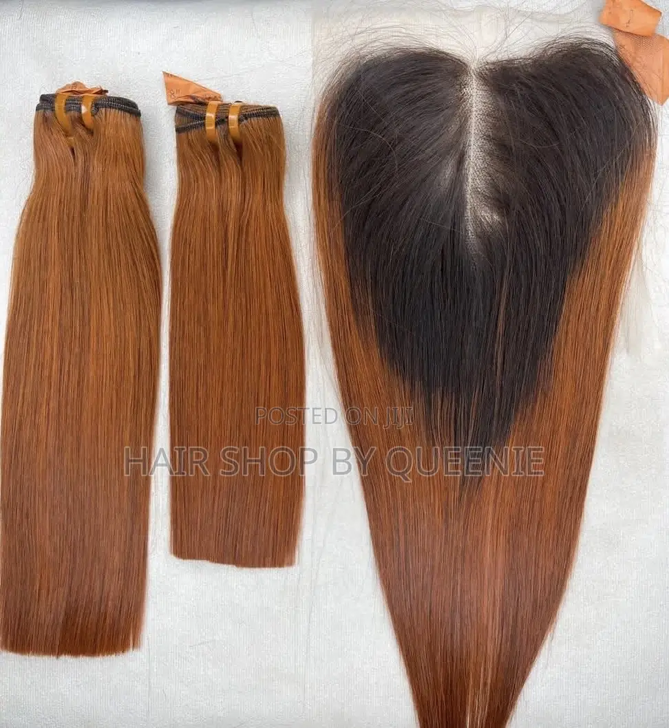 Vietnamese Raw Donor Bone Straight With 5 by 5 Closure